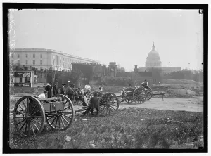Gunnery Prints: D.C. Art. practice gunnery, between 1909 and 1923