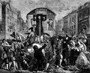 Journalist Collection: 'De Foe in the Pillory', by Eyre Crowe, from the exhibition of the Royal Academy, 1862