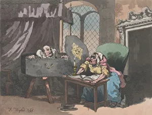 The Dead Alive!, July 1795. July 1795. Creator: Thomas Rowlandson