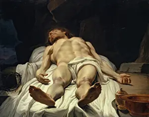 Corpse Prints: The Dead Body of Christ, 1779. Creator: Johann Melchior Wyrsch