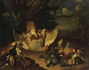 Game Prints: Dead Game, 1718. Creator: Philipp Ferdinand de Hamilton