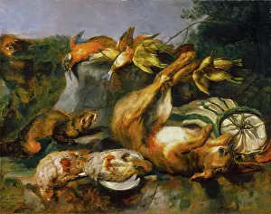 Dead Game and Weasels, c1642. Creator: Jan Fyt