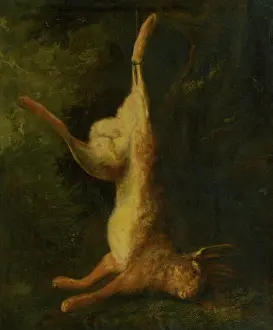 Hare Prints: Dead Hare, before 1760. Creator: Unknown