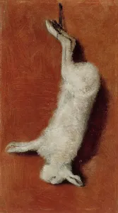 Cruelty To Animals Prints: Dead Hare, Study, 1873. Creator: Albert Edelfelt