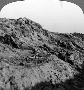 Corps Prints: Dead soldiers, Vimy Ridge, France