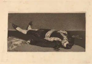 Manet Edouard Gallery: Dead Toreador (Torero mort), 1868. Creator: Edouard Manet
