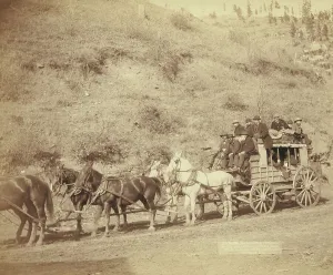 Grabill Prints: The last Deadwood Coach Last trip of the famous Deadwood Coach