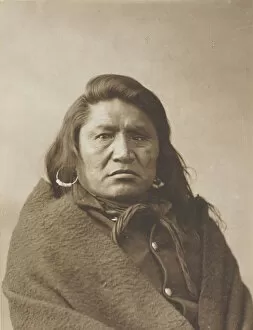 Plains Indian Gallery: Deaf Bull, c. 1880. Creator: Laton Alton Huffman