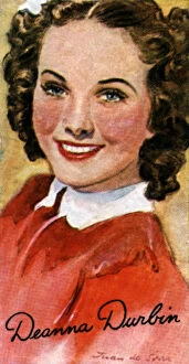 Images Dated 4th May 2006: Deanna Durbin, (1921-1999), singer and actress in Hollywood films of the 1930s and 1940s, 20th centu