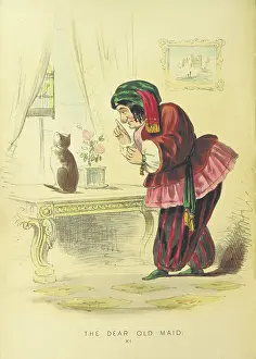 Dreadnought Prints: The Dear Old Maid, 1852. Creator: W. S. Reed