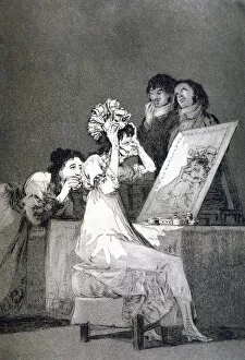 Dressingroom Gallery: Until death, 1799. Artist: Francisco Goya