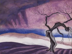 Images Dated 6th July 2021: Death, 1926. Creator: Oscar Bluemner