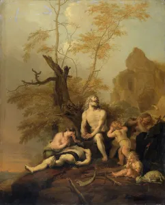 Murdered Prints: The Death of Abel, 1645. Creator: Bartholomeus Breenbergh