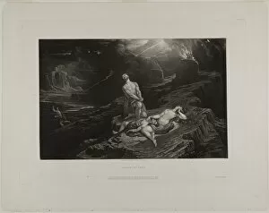 Murder Collection: The Death of Abel, from Illustrations of the Bible, 1831. Creator: John Martin