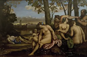 Adonis Collection: Death of Adonis, 1512. Artist: Piombo, Sebastiano, del (1485-1547)