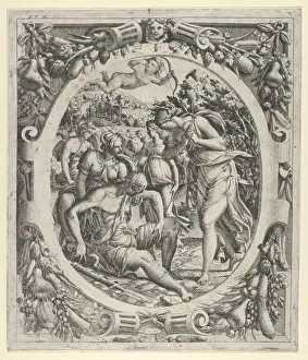 Aphrodite Gallery: The Death of Adonis, 1535-55. Creator: Jean Mignon