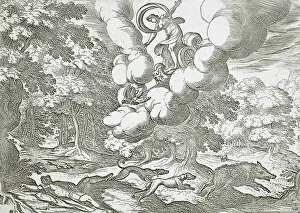 The Death of Adonis, 16th century. Creator: Antonio Tempesta