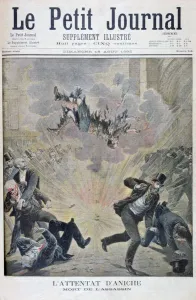 Terrorism Prints: Death of an anarchist assassin, Aniche, France, 1895. Artist: Henri Meyer