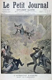 Images Dated 4th May 2007: Death of an anarchist assassin, Aniche, France, 1895. Artist: Henri Meyer