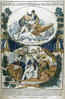 Apotheosis Prints: Death and Apotheosis of Napoleon II, 19th century