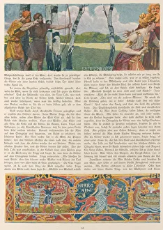 Emil 1855 1922 Collection: The Death of Baldr (Left site). From Valhalla: Gods of the Teutons, c. 1905
