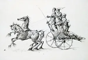 Death in Barouche, c1850-1890. Artist: Stanislas Lepine