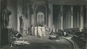 The Works Of Shakspere Gallery: The Death of Caesar. (Julius Caesar), c1870. Artist: JC Armytage