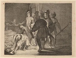 Attempted Gallery: The Death of Cato, 1634. Creator: Willem Basse