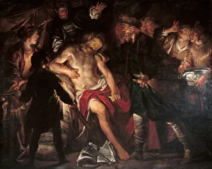 The death of Cato, c. 1640. Artist: Assereto, Gioacchino (1600-1649) The death of Cato, c. 1640. Artist: Assereto, Gioacchino (1600-1649)