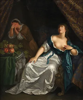 Cleopatra Prints: The Death of Cleopatra, 1813. Creator: Julie Lutken