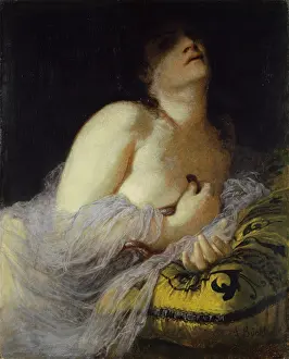 Semi Dress Prints: The Death of Cleopatra, 1872. Creator: Arnold Bocklin