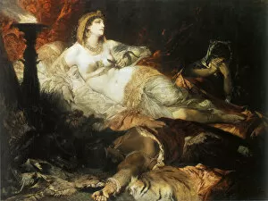 The Death of Cleopatra, 1875. Artist: Hans Makart