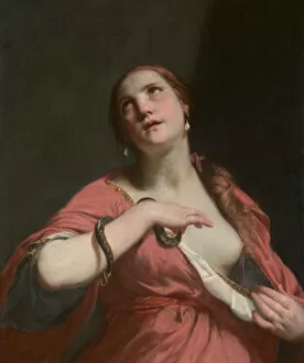 Breast Gallery: The Death of Cleopatra, ca. 1645-55. Creator: Guido Cagnacci