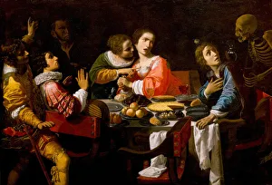 Depts Prints: Death Comes to the Banquet Table (Memento Mori)