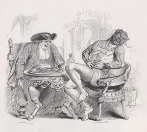 John Thompson Prints: The Death of the Devil from The Complete Works of Beranger, 1836