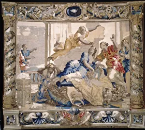 1679 Prints: The Death of Dido, 1679. Creator: Giovanni Francesco Romanelli (Italian, 1610-1662)
