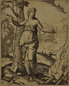 Vergilius Prints: The Death of Dido, ca 1510-1511