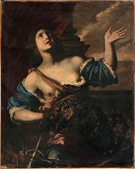 Vergilius Prints: The Death of Dido, First third of 17th cen