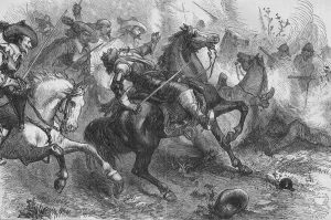 Cary Prints: Death of Falkland, at Newbury, 20 September 1643, (c1880)
