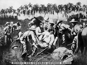 Plantation Prints: Death of General Antonio Maceo, (1896), 1920s