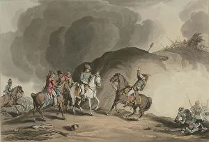 Battle Field Prints: The death of General Moreau at Dresden