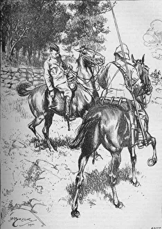 Dundee Gallery: Death of General Symons at the Battle of Talana Hill, Second Boer War, 1899 (1906)