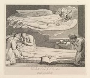 Blair Gallery: The Death of the Good Old Man, from The Grave, a Poem by Robert Blair, March 1, 1813