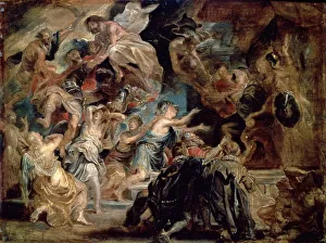 Change Prints: The Death of Henry IV and the Proclamation of the Regency, 1622. Artist: Peter Paul Rubens
