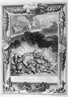 The death of Hercules, 1733. Artist: Bernard Picart