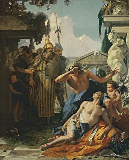 Youth Prints: The Death of Hyacinthus, 1752. Creators: Giovanni Battista Tiepolo, Ovid