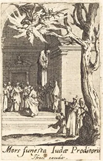 Demon Prints: The Death of Judas, c. 1634 / 1635. Creator: Jacques Callot