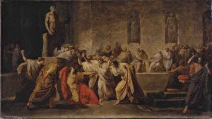 Images Dated 9th September 2014: The Death of Julius Caesar. Artist: Camuccini, Vincenzo (1771-1844)