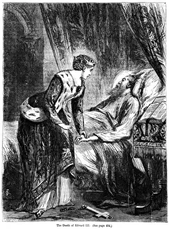 Death Bed Prints: The death of King Edward III (1312-1377)