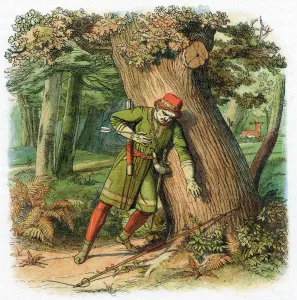 William The Red Prints: Death of King William II, 1100 (1864)